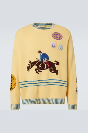 BODE Pullover Jockey aus Alpakawolle und Wolle