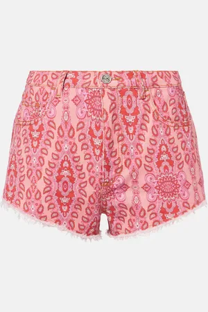 Etro Bedruckte Jeansshorts