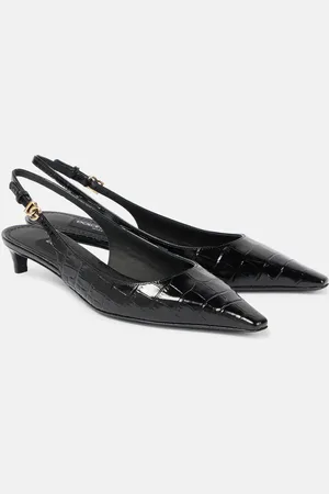 Dolce & Gabbana Slingback-Pumps aus Lackleder