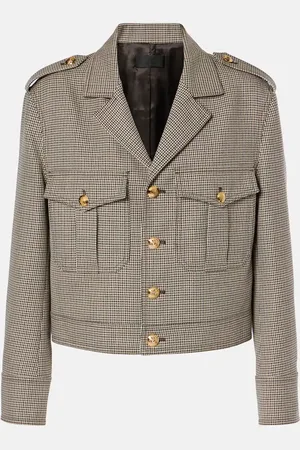 NILI LOTAN Cropped-Jacke Lise aus Schurwolle