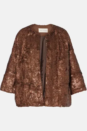 DRIES VAN NOTEN Jacke mit Pailletten