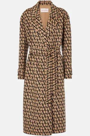 VALENTINO Mantel Toile Iconographe aus Wolle und Seide