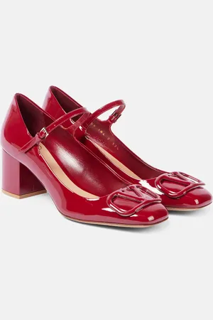 VALENTINO GARAVANI Mary-Jane-Pumps VLogo Signature aus Lackleder