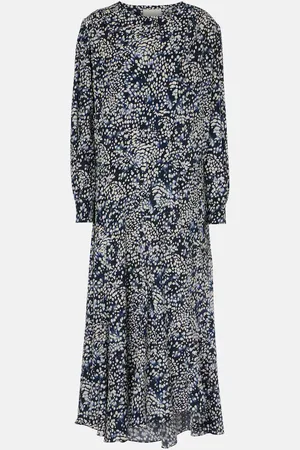 Isabel Marant Maxikleid Hanane aus einem Seidengemisch