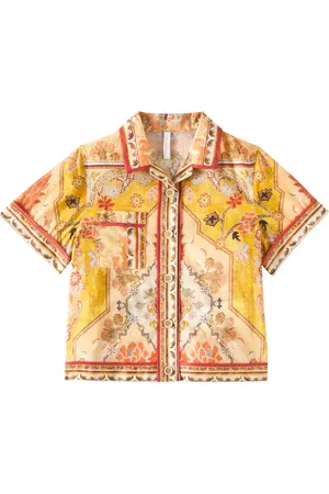 ZIMMERMANN Bedrucktes Hemd Wylie Pocket aus Baumwolle