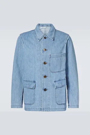 DRIES VAN NOTEN Hemdjacke aus Denim