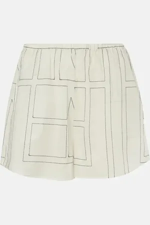 Totême Shorts Monogram aus einem Baumwollgemisch