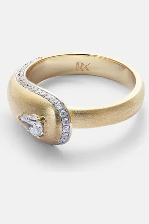 Rainbow K Ring Prestige aus 18kt Gelbgold mit Diamanten