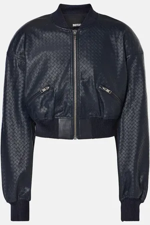 ROTATE Bomberjacke aus Lederimitat