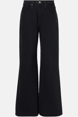 Frame High-Rise Flared Jeans Easy Wide Flare