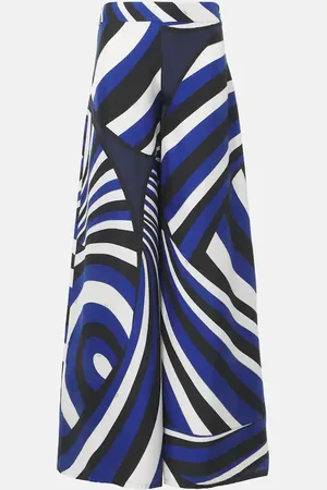 Puccini Palazzo-Hose Iride aus Seiden-Twill