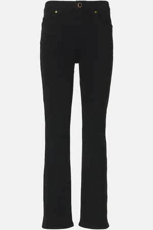 Khaite High-Rise Bootcut Jeans Vivian