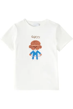 Gucci Bedrucktes T-Shirt aus Baumwolle