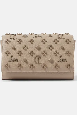 Christian Louboutin Verzierte Clutch Paloma aus Leder
