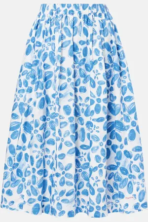 Marni High-Rise-Midirock aus Baumwolle