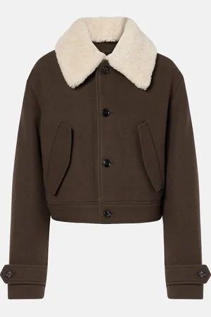 Ami Jacke aus Schurwolle mit Shearling