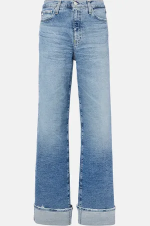 AG Jeans High-Rise Wide-Leg Jeans Kora