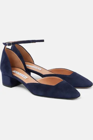 Aquazzura Pumps Asha 35 aus Veloursleder