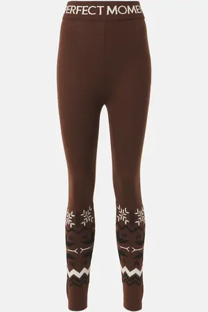 Perfect Moment Ski-Leggings Nordic aus Wolle