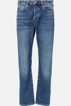 AG Jeans Low-Rise Straight Jeans American