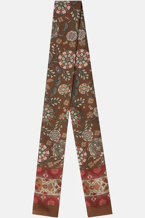 Loro Piana Bedrucktes Tuch aus Seiden-Twill