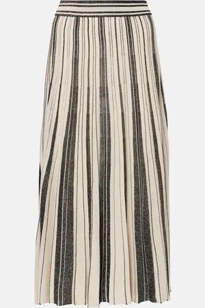 ZIMMERMANN Plissierter Midirock