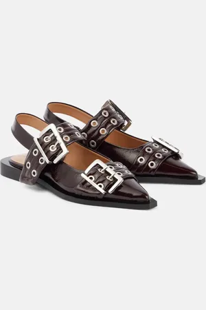 Ganni Slingback-Ballerinas
