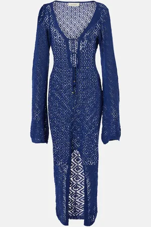 Bananhot Maxikleid Joan aus Häkelstrick