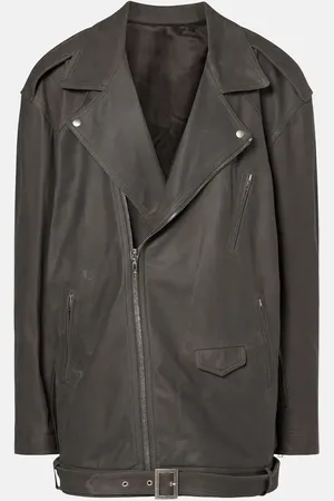 Rick Owens Oversize-Lederjacke