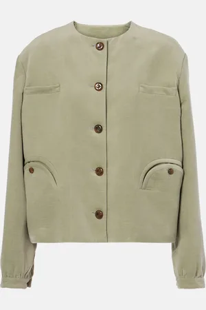 Blazé Milano Blazé Milano Jacke Jealousy Gliss aus Baumwolle und Leinen