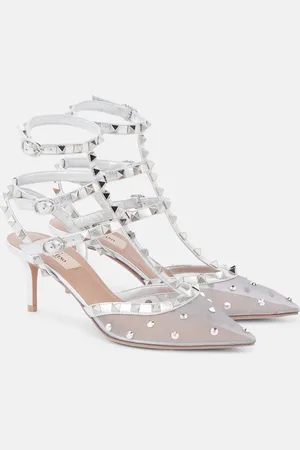 VALENTINO GARAVANI Pumps Rockstud 65 mit Metallic-Leder