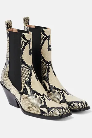 Khaite Chelsea Boots Austin 80 aus Leder