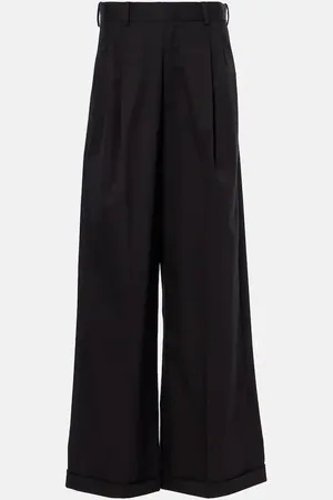 Loewe Weite Hose aus Baumwolle und Seide