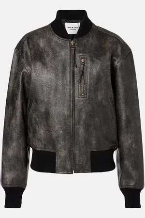 Marant Etoile Bomberjacke Crisley aus Lederimitat