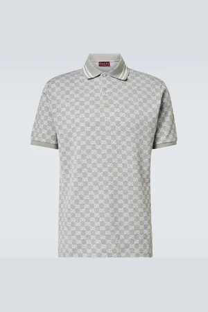 Gucci Polohemd GG aus Baumwoll-Piqué