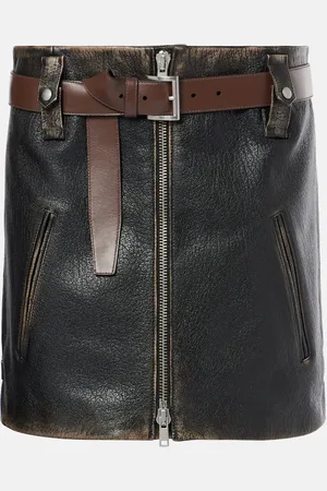 Prada Minirock aus Leder