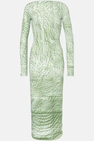 Maison Margiela Bedrucktes Midikleid aus Jersey