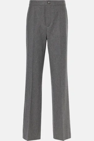Moncler Gerade Hose aus einem Wollgemisch