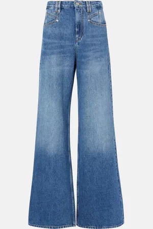 Isabel Marant Wide-Leg Jeans Lemony