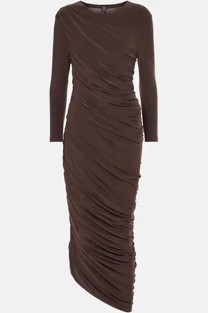 Norma Kamali Midikleid aus Jersey