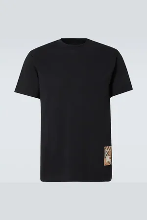 Burberry T-Shirt Check aus Baumwolle