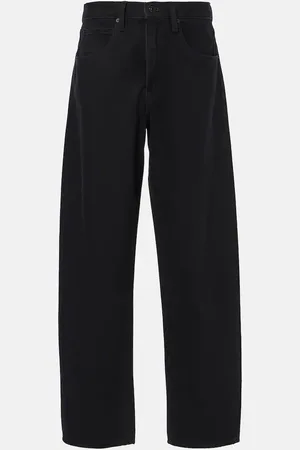 Frame Low-Rise Barrel Jeans