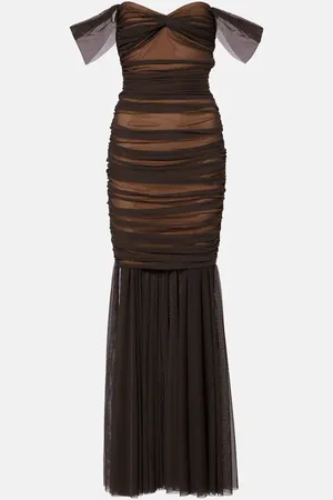 Norma Kamali Robe Walter aus Mesh