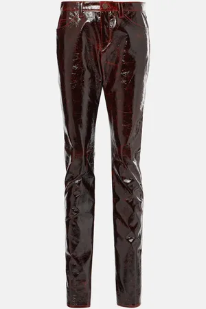 Isabel Marant Schmale Hose Lovis aus einem Baumwollgemisch