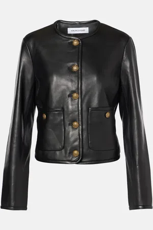 VERONICA BEARD Cropped-Lederjacke Andrea