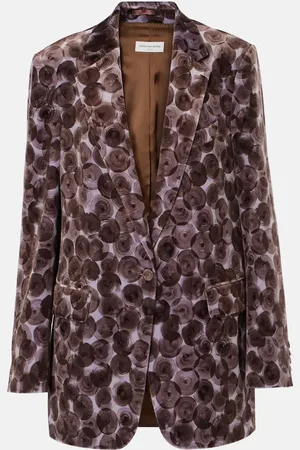 DRIES VAN NOTEN Blazer aus einem Baumwollgemisch