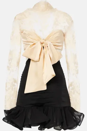 ZIMMERMANN Minikleid Illustration Flounce mit Spitze