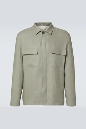 LARDINI Hemdjacke aus Leinen