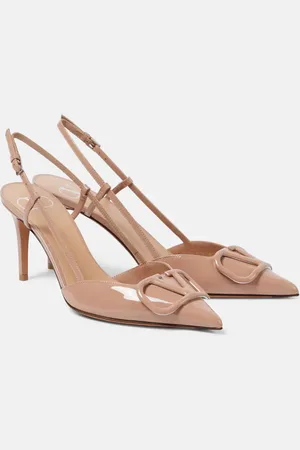VALENTINO GARAVANI Slingback-Pumps VLogo Signature 80 aus Lackleder