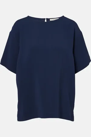 ASCENO T-Shirt Talia aus Crêpe